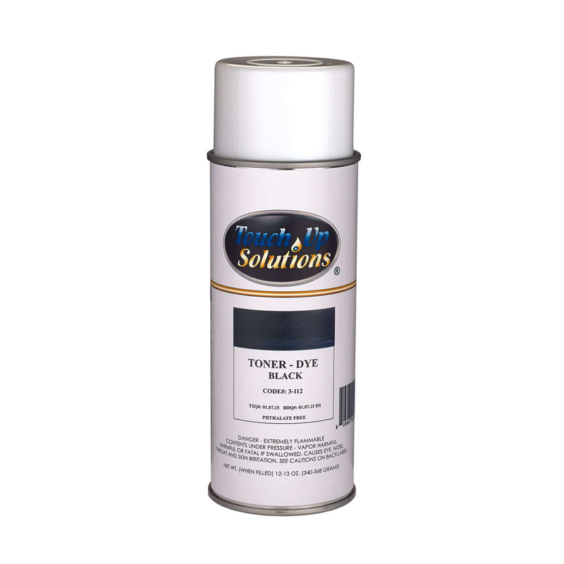 Dye Toner - Solvent Based - Aerosol - 12 oz - Color:Black